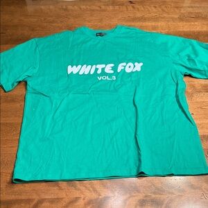 White Fox Women’s Green T-Shirt